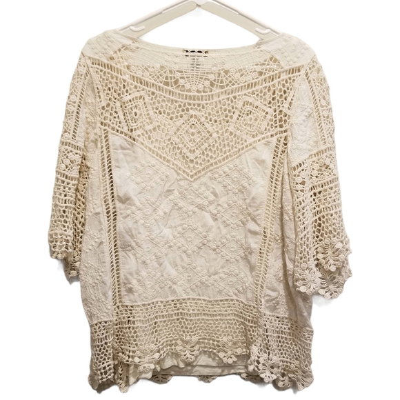 Democracy Boho Style Women's Embroidered Top - Picture 2 of 9